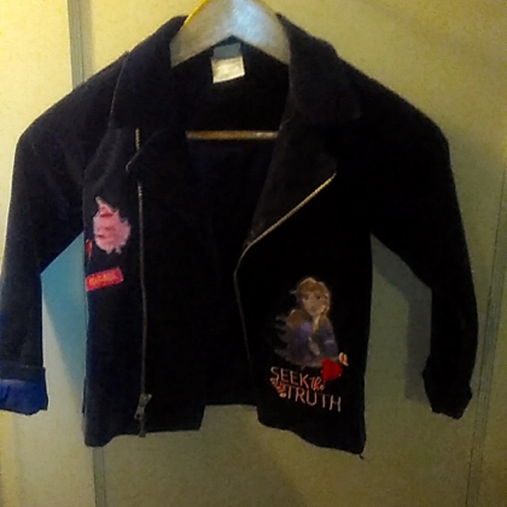 Disney's Frozen "Seek the Truth" Suede Jacket